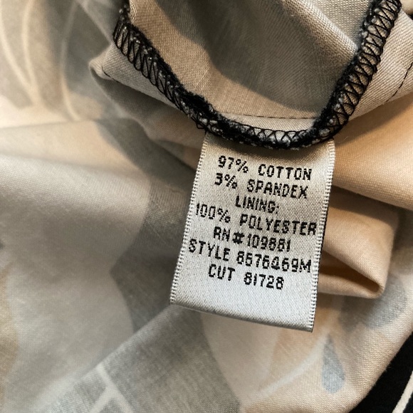 VINTAGE: halter dress, floral, black and yellow, 4 - Picture 4 of 4